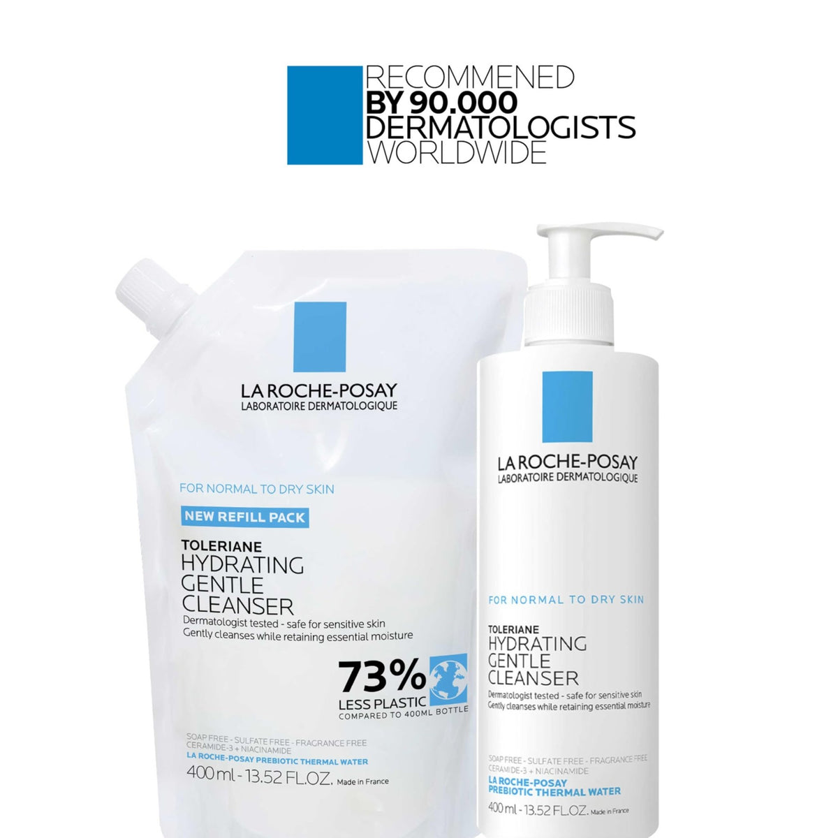La Roche-Posay Toleriane Hydrating Gentle Facial Cleanser, with Niacinamide - Jansha Store