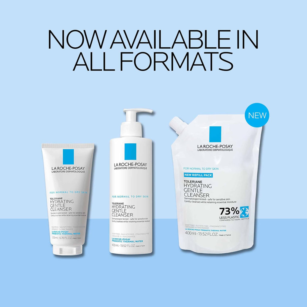 La Roche-Posay Toleriane Hydrating Gentle Facial Cleanser, with Niacinamide - Jansha Store