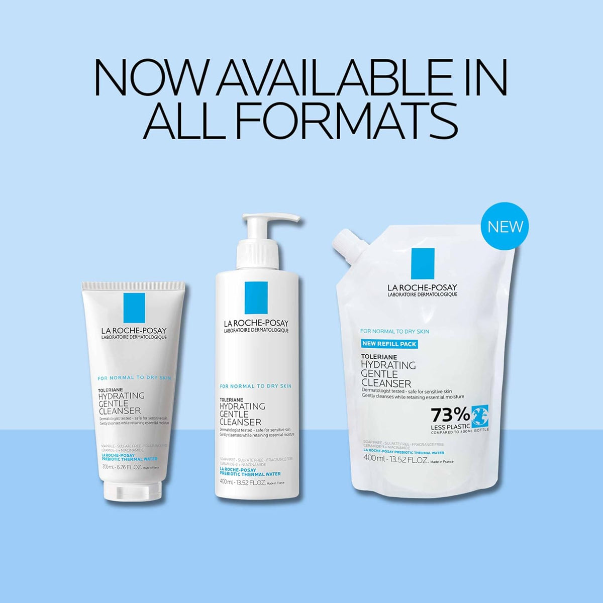 La Roche-Posay Toleriane Hydrating Gentle Facial Cleanser, with Niacinamide - Jansha Store