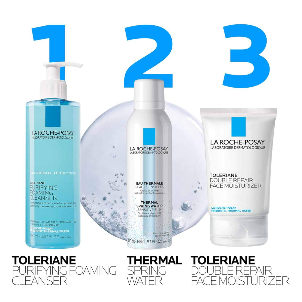 La Roche-Posay Toleriane Purifying Foaming Facial Cleanser with Niacinamide - Jansha Store