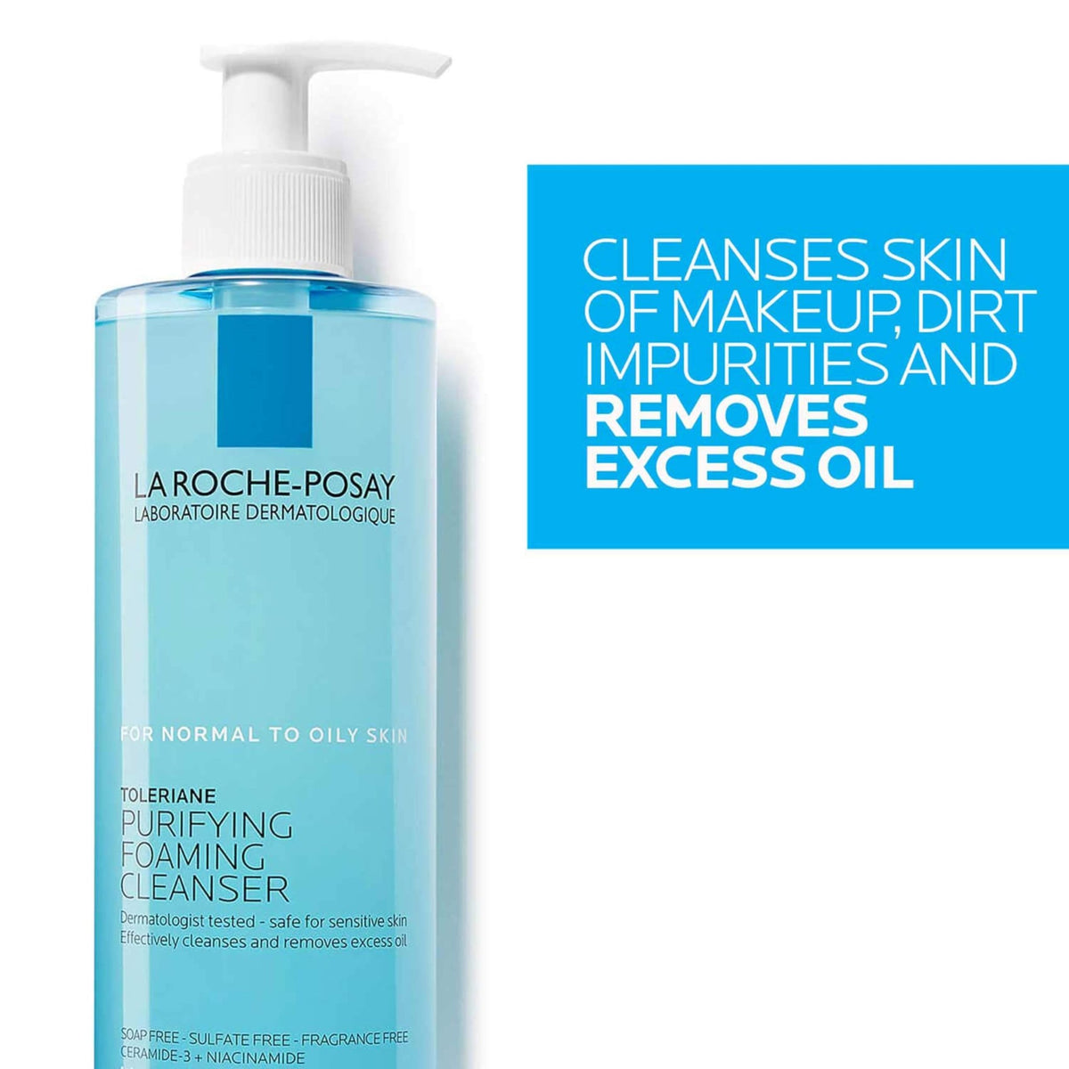 La Roche-Posay Toleriane Purifying Foaming Facial Cleanser with Niacinamide - Jansha Store