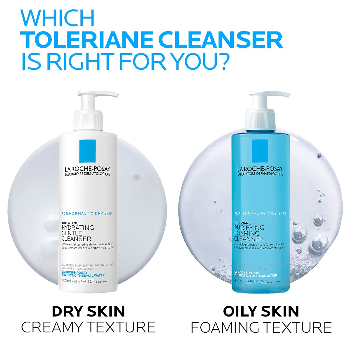 La Roche-Posay Toleriane Purifying Foaming Facial Cleanser with Niacinamide - Jansha Store