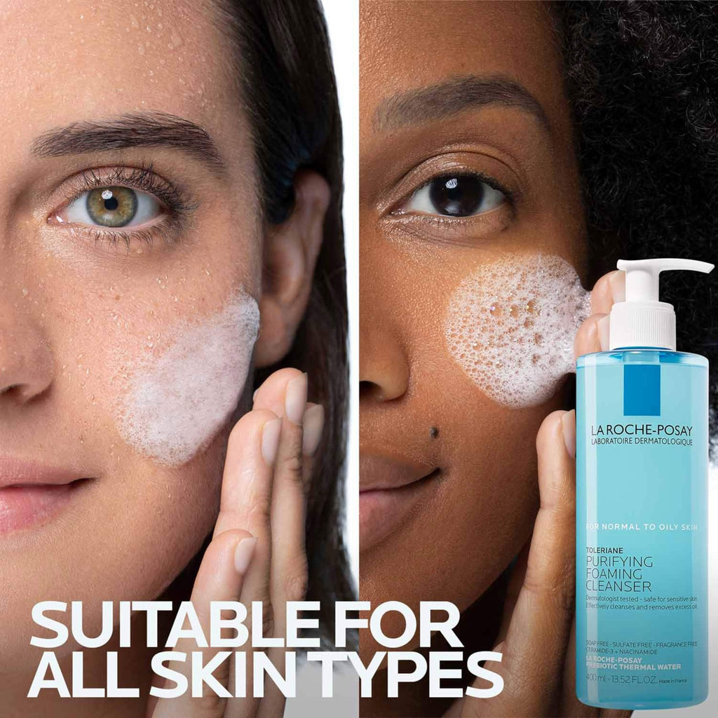 La Roche-Posay Toleriane Purifying Foaming Facial Cleanser with Niacinamide - Jansha Store
