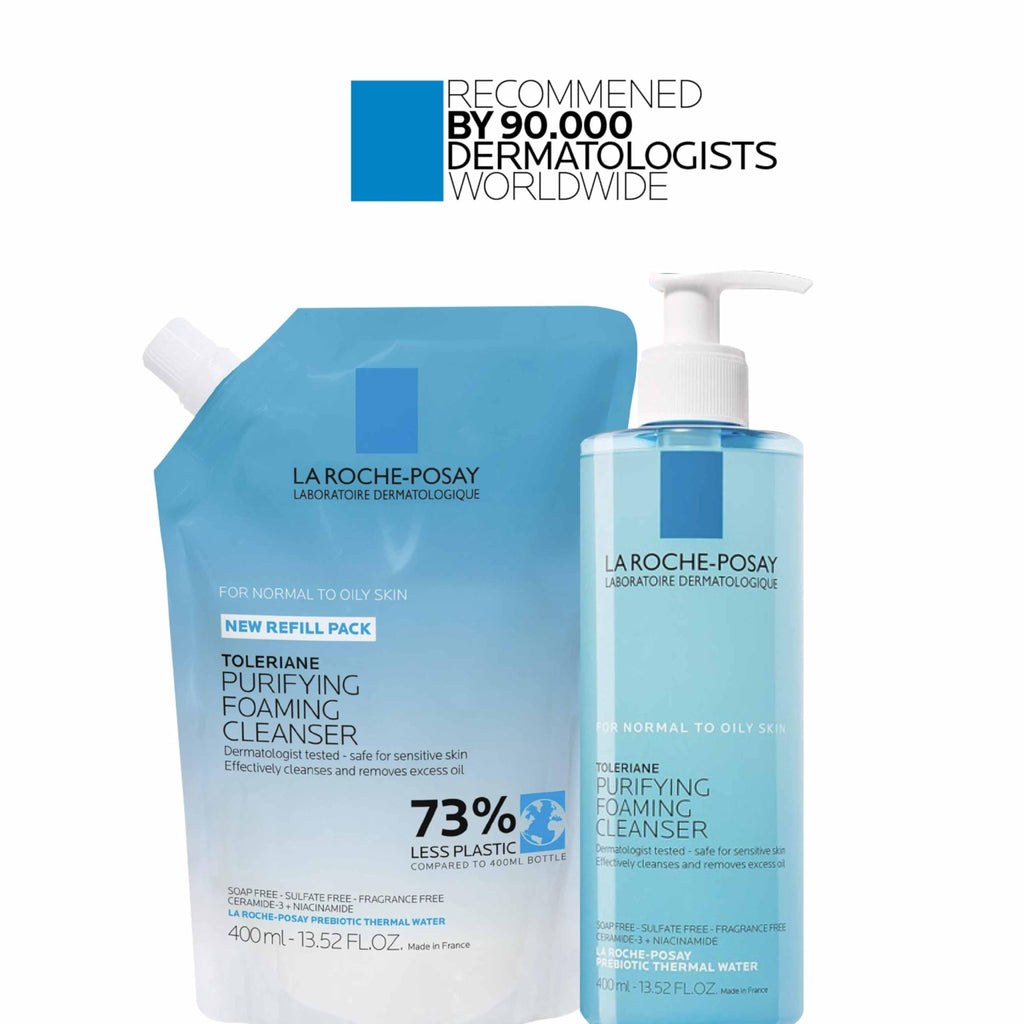 La Roche-Posay Toleriane Purifying Foaming Facial Cleanser with Niacinamide - Jansha Store