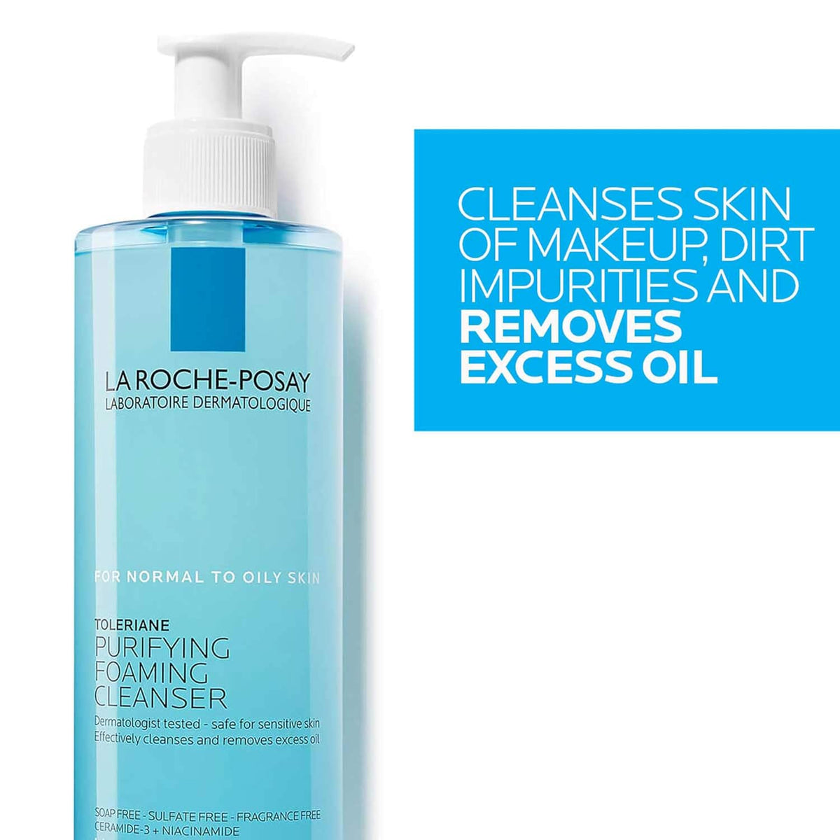 La Roche-Posay Toleriane Purifying Foaming Facial Cleanser with Niacinamide - Jansha Store