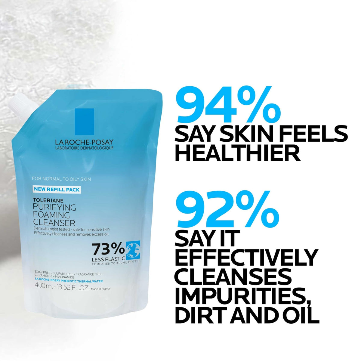 La Roche-Posay Toleriane Purifying Foaming Facial Cleanser with Niacinamide - Jansha Store