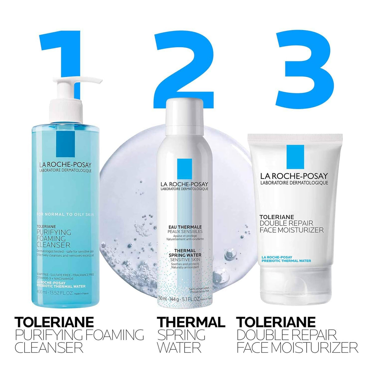 La Roche-Posay Toleriane Purifying Foaming Facial Cleanser with Niacinamide - Jansha Store