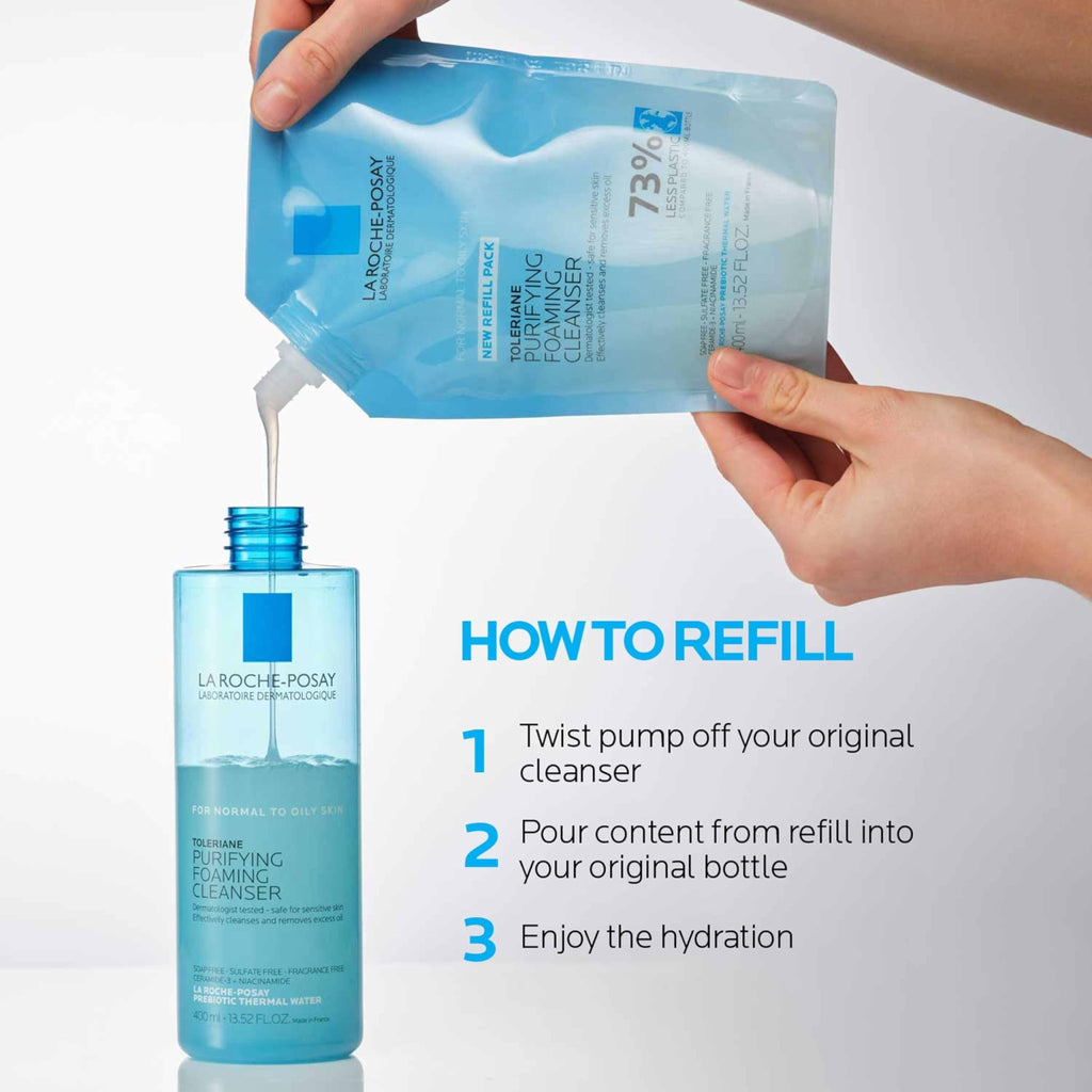 La Roche-Posay Toleriane Purifying Foaming Facial Cleanser with Niacinamide - Jansha Store
