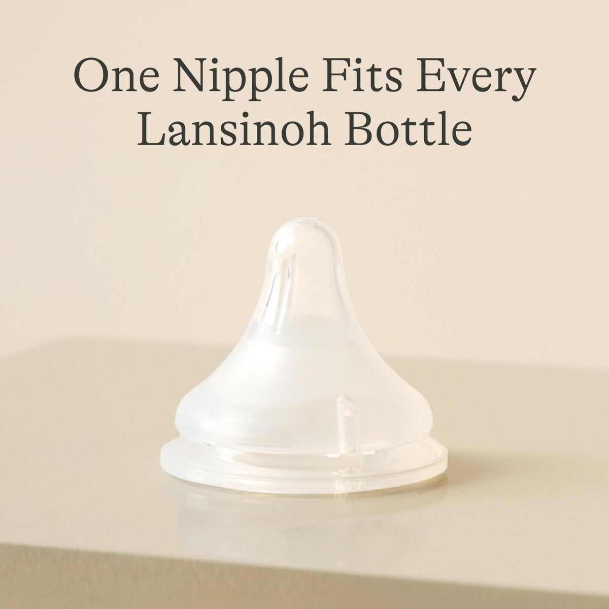 Lansinoh NaturalWave Baby Bottle Nipples, Slow Flow (S), 4 Count - Jansha Store
