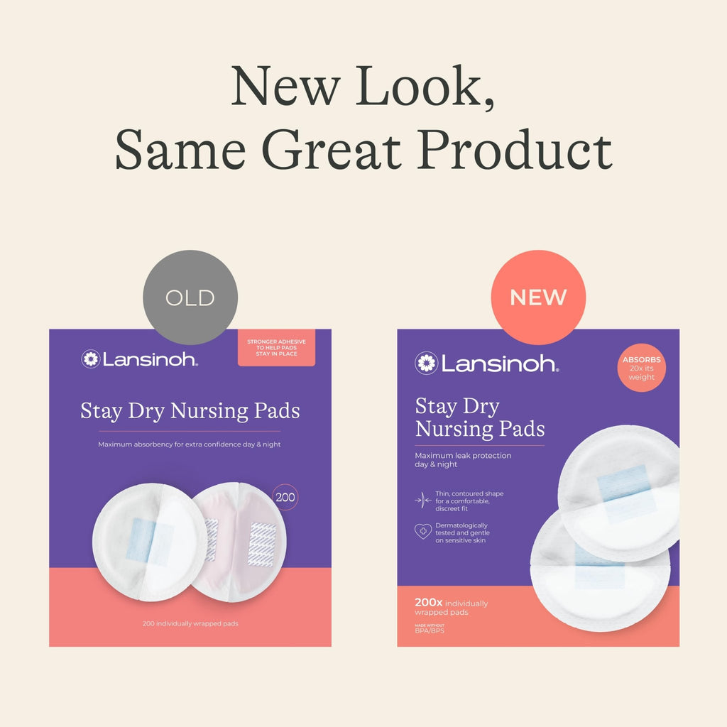 Lansinoh Stay Dry Disposable Nursing Pads, 100 Count - Jansha Store