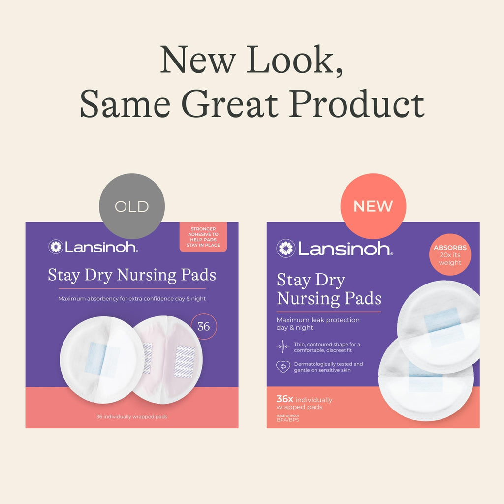 Lansinoh Stay Dry Disposable Nursing Pads, 100 Count - Jansha Store