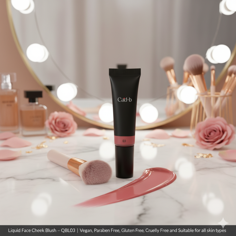Pinch liquid cheek blush bottle showing its rosy shade