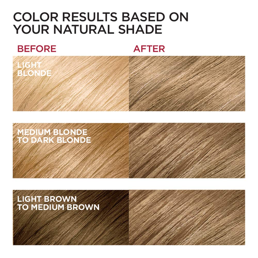 L'Oreal Paris Excellence Crème Permanent Hair Dye, Triple Care Hair Color with Hyaluronic Acid for 100% Gray Coverage, 4 Dark Brown, 1 Kit (Packaging May Vary) - Jansha Store