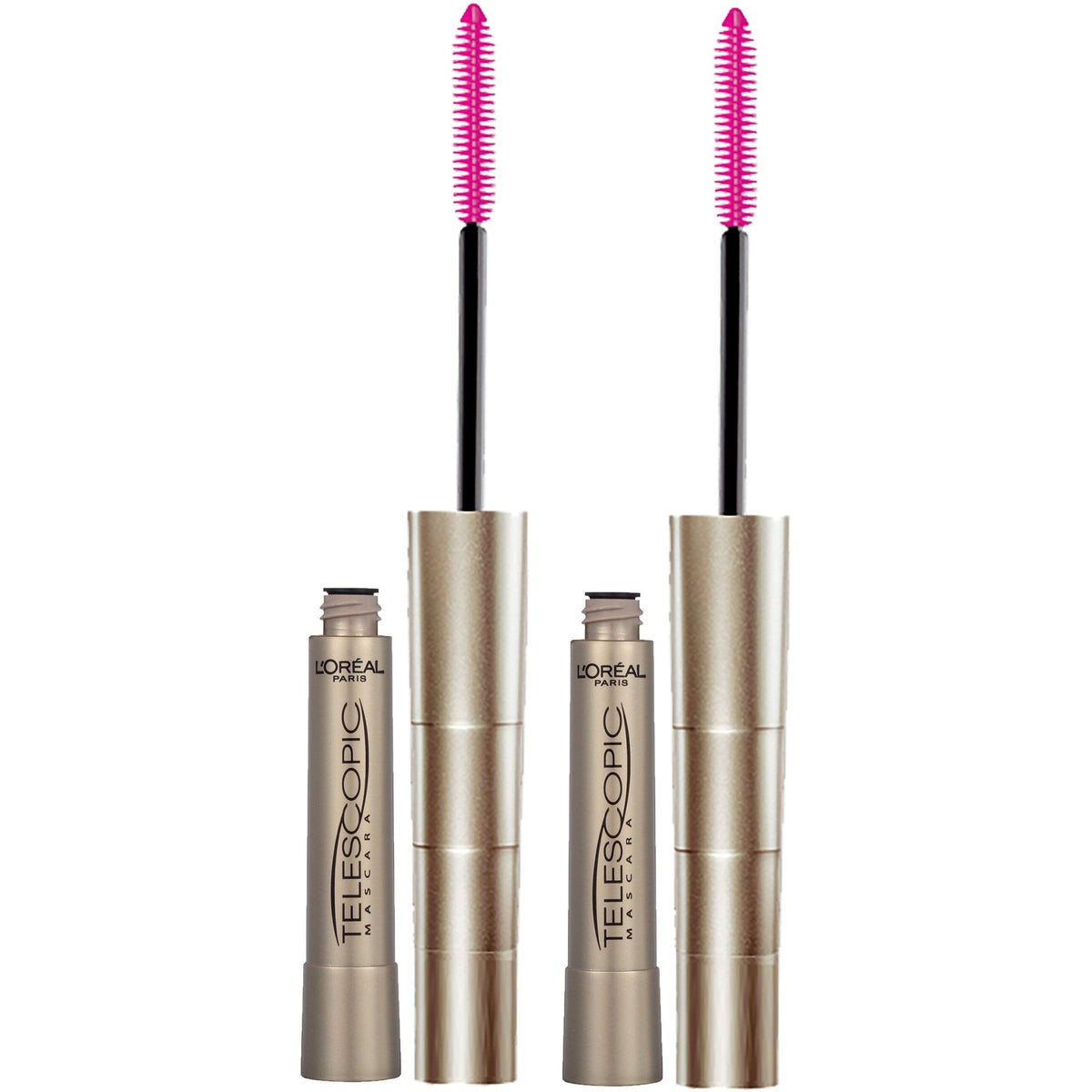 L’Oreal Paris Original Telescopic Mascara, Lengthening, Blackest Black - Jansha Store