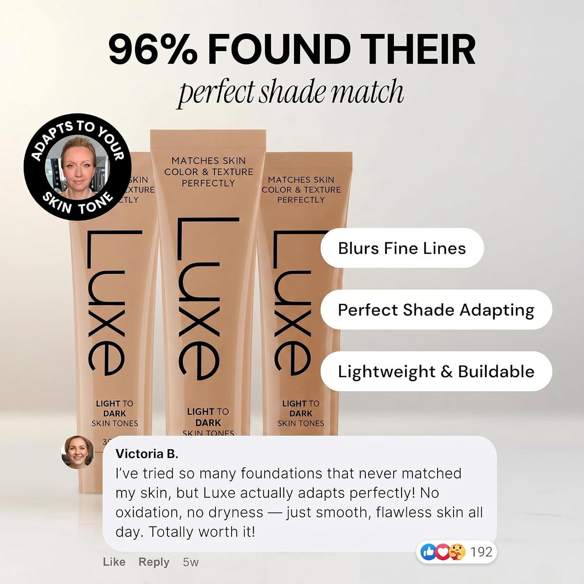 Luxe Color Changing Foundation – Medium - Jansha Store
