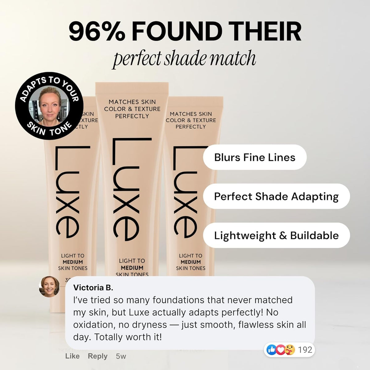 Luxe Color Changing Foundation – Medium - Jansha Store