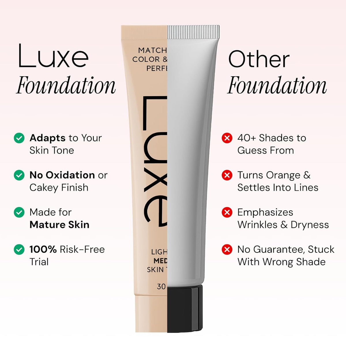 Luxe Color Changing Foundation – Medium - Jansha Store