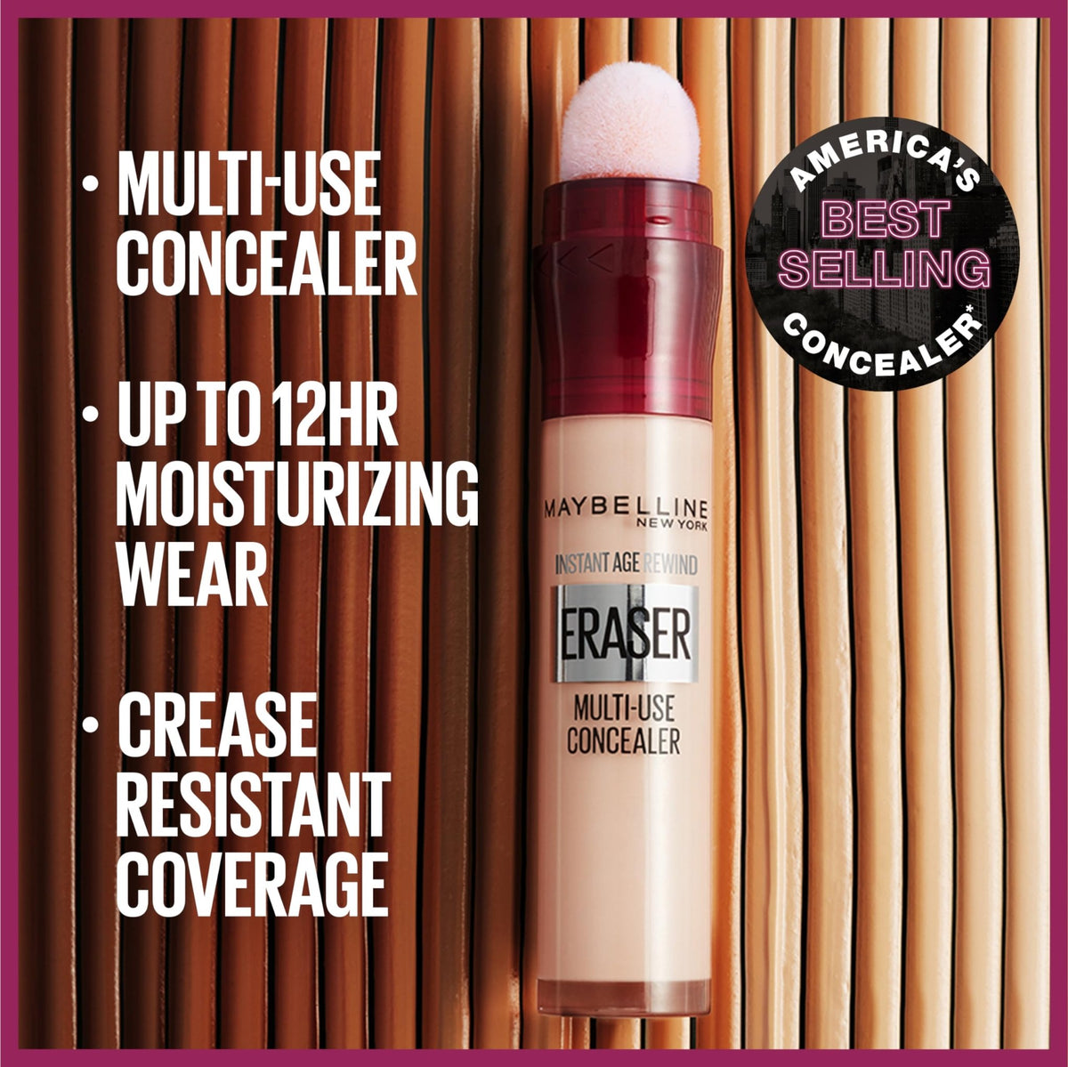 Maybelline Instant Age Rewind Eraser Dark Circles Multi-Use Concealer, 110 - Jansha Store