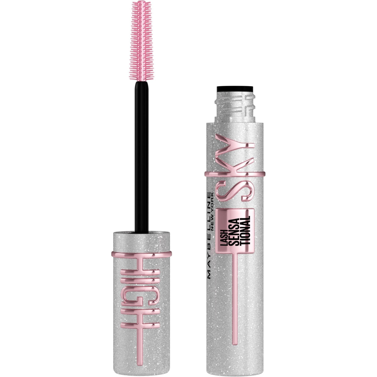 Maybelline Lash Sensational Sky High Washable Mascara Makeup, Volumizing, Lengthening, Defining, Curling, Multiplying, Buildable Formula, Blackest Black, 1 Count - Jansha Store