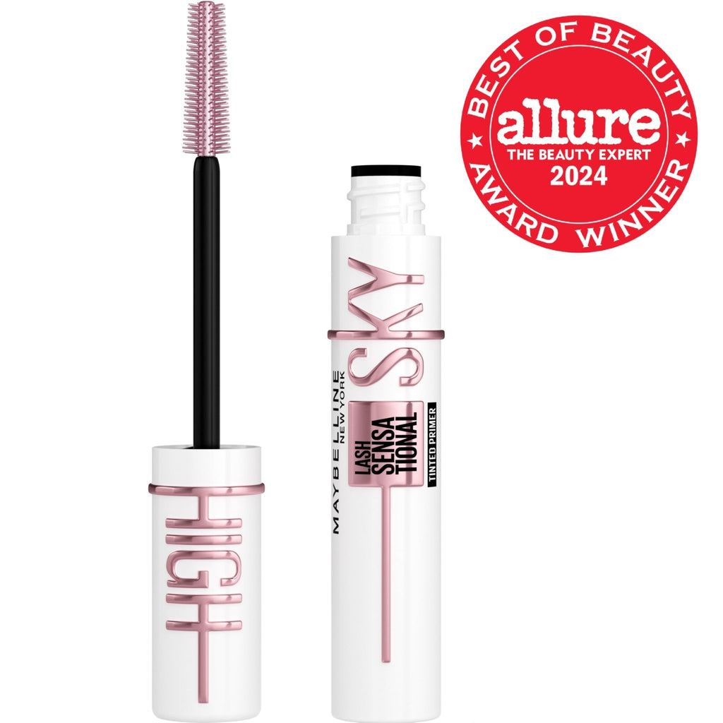 Maybelline Lash Sensational Sky High Washable Mascara Makeup, Volumizing, Lengthening, Defining, Curling, Multiplying, Buildable Formula, Blackest Black, 1 Count - Jansha Store