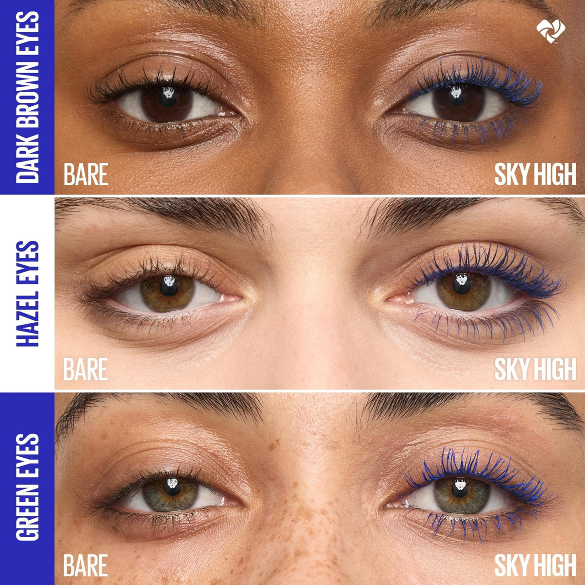 Maybelline Lash Sensational Sky High Washable Mascara Makeup, Volumizing, Lengthening, Defining, Curling, Multiplying, Buildable Formula, Blackest Black, 1 Count - Jansha Store
