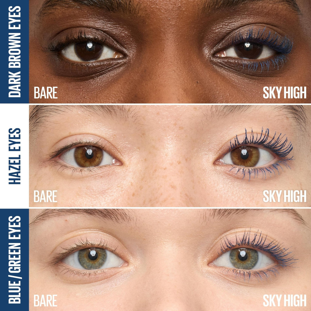 Maybelline Lash Sensational Sky High Washable Mascara Makeup, Volumizing, Lengthening, Defining, Curling, Multiplying, Buildable Formula, Blackest Black, 1 Count - Jansha Store