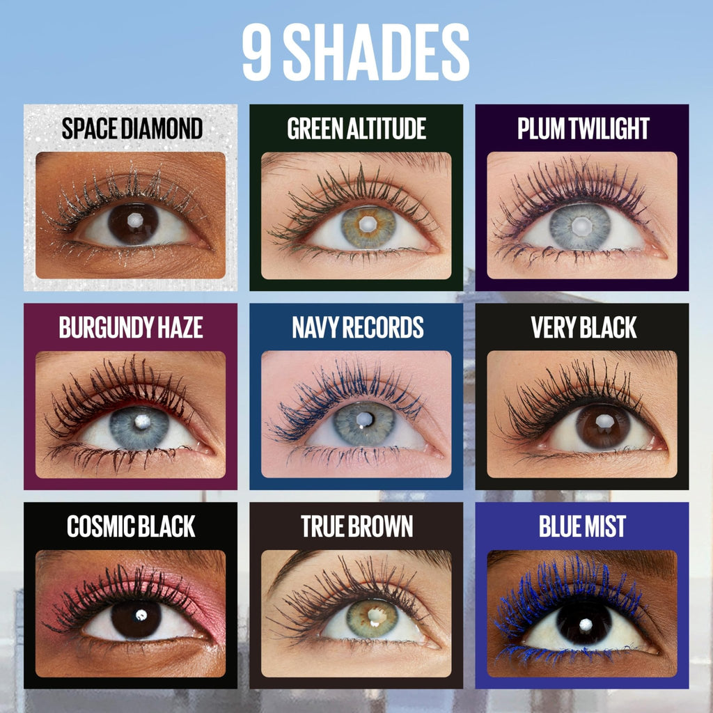Maybelline Lash Sensational Sky High Washable Mascara Makeup, Volumizing, Lengthening, Defining, Curling, Multiplying, Buildable Formula, Blackest Black, 1 Count - Jansha Store