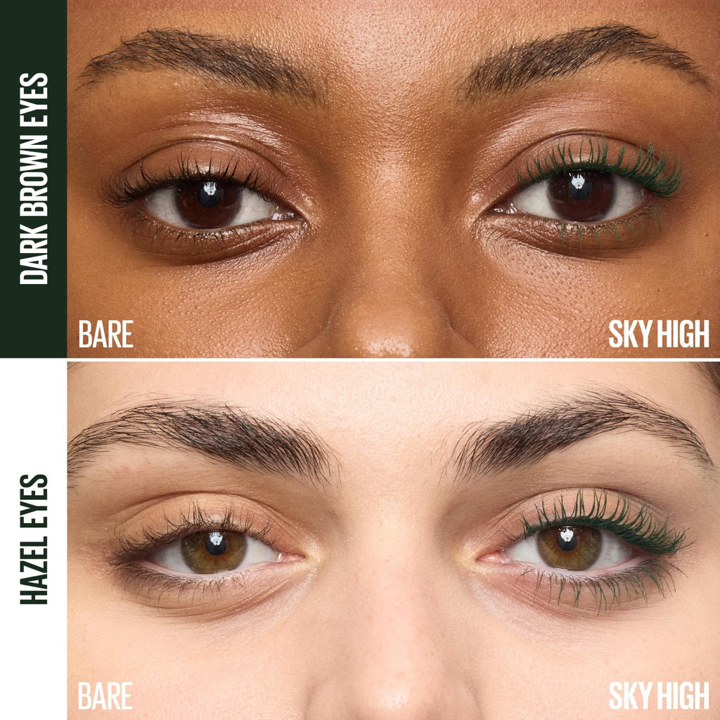Maybelline Lash Sensational Sky High Washable Mascara Makeup, Volumizing, Lengthening, Defining, Curling, Multiplying, Buildable Formula, Blackest Black, 1 Count - Jansha Store