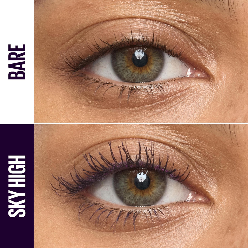 Maybelline Lash Sensational Sky High Washable Mascara Makeup, Volumizing, Lengthening, Defining, Curling, Multiplying, Buildable Formula, Blackest Black, 1 Count - Jansha Store