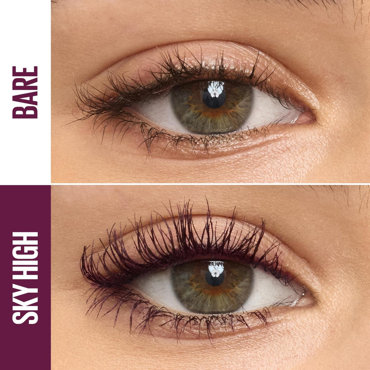 Maybelline Lash Sensational Sky High Washable Mascara Makeup, Volumizing, Lengthening, Defining, Curling, Multiplying, Buildable Formula, Blackest Black, 1 Count - Jansha Store