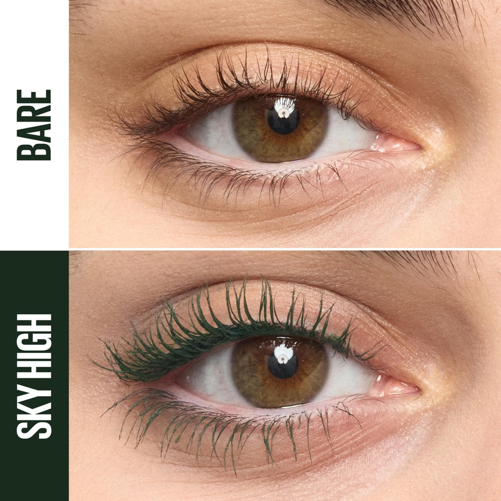 Maybelline Lash Sensational Sky High Washable Mascara Makeup, Volumizing, Lengthening, Defining, Curling, Multiplying, Buildable Formula, Blackest Black, 1 Count - Jansha Store