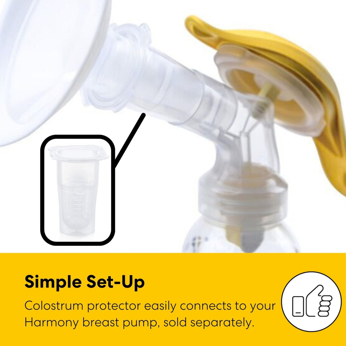 Medela Harmony Manual Breast Pump, On-the-Go, More Milk Output - Jansha Store