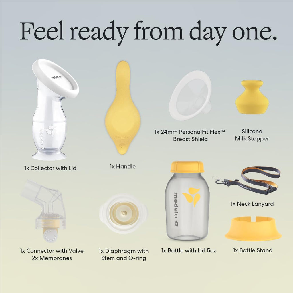 Medela Harmony Manual Breast Pump, On-the-Go, More Milk Output - Jansha Store
