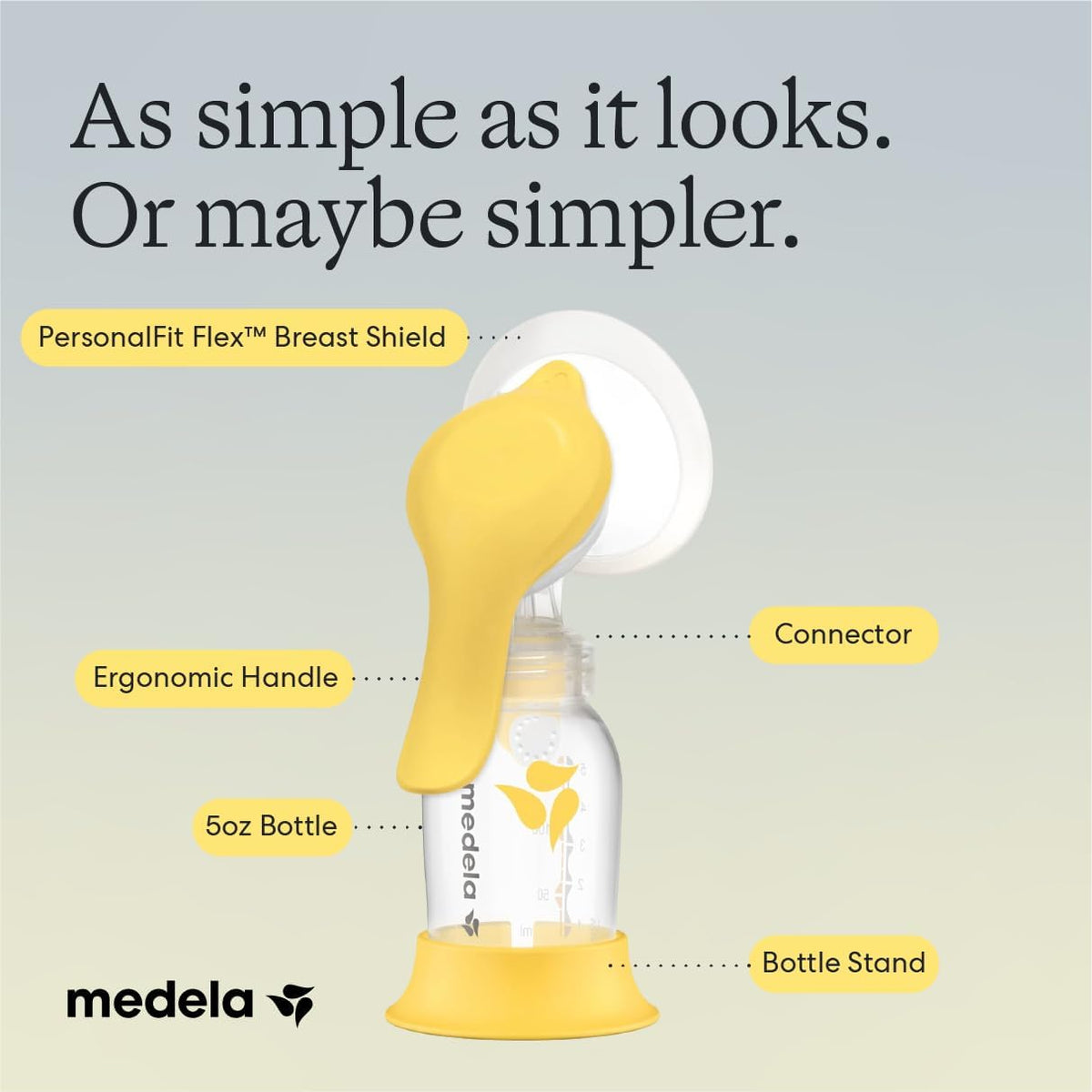 Medela Harmony Manual Breast Pump, On-the-Go, More Milk Output - Jansha Store