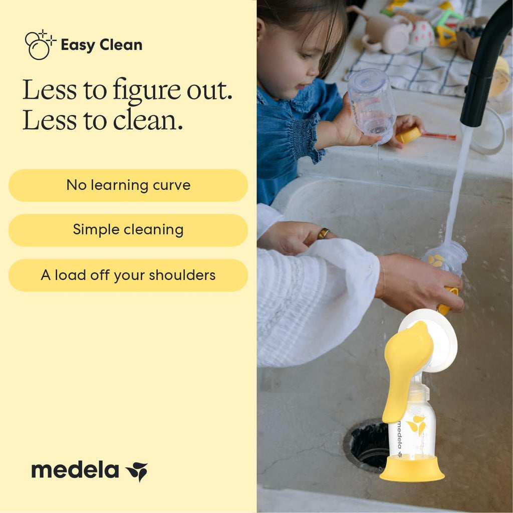 Medela Harmony Manual Breast Pump, On-the-Go, More Milk Output - Jansha Store