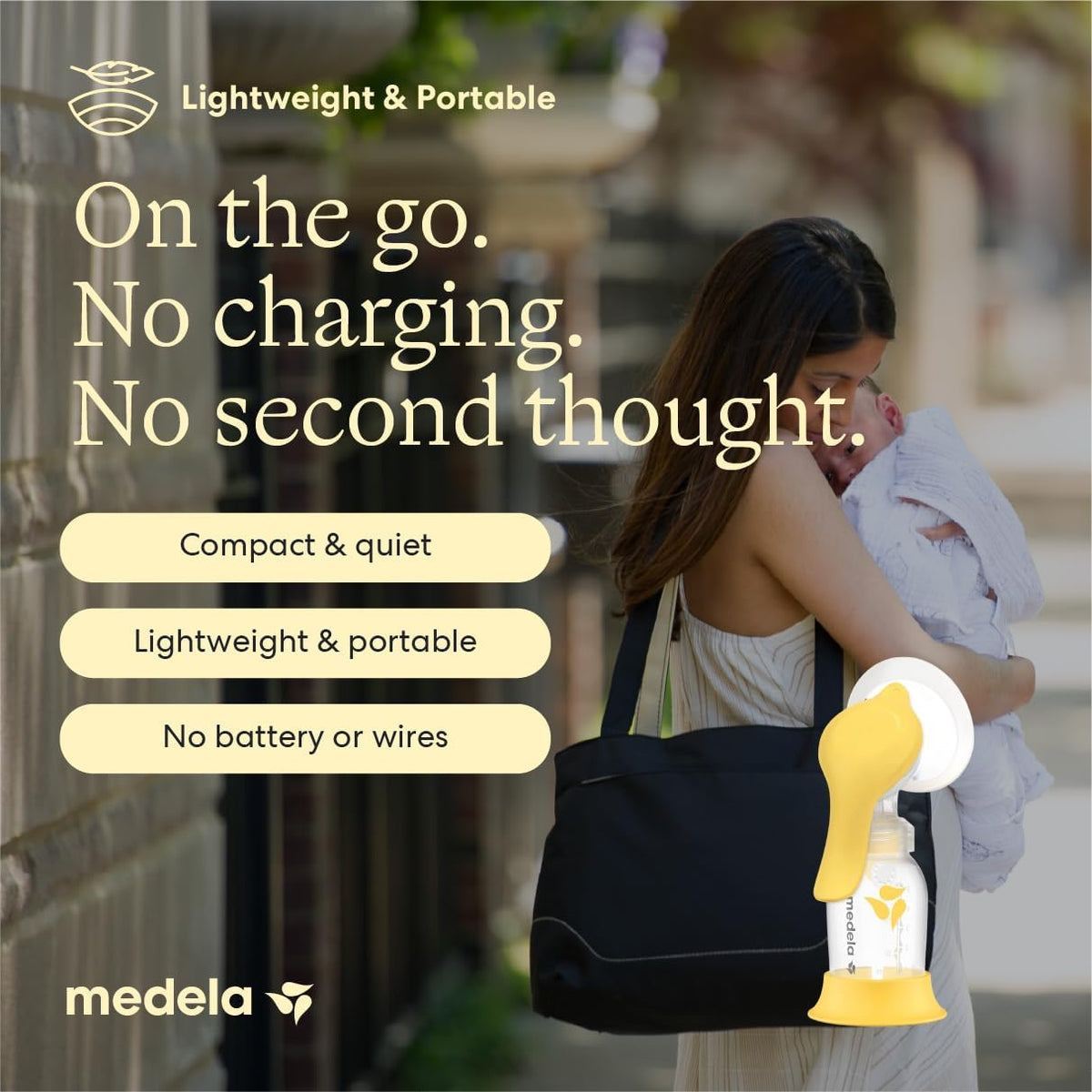 Medela Harmony Manual Breast Pump, On-the-Go, More Milk Output - Jansha Store