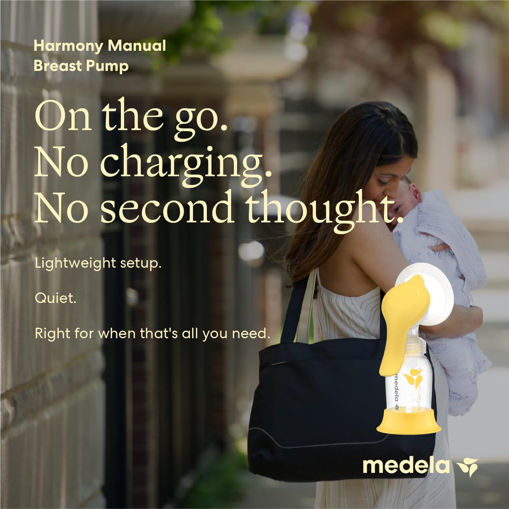Medela Harmony Manual Breast Pump, On-the-Go, More Milk Output - Jansha Store