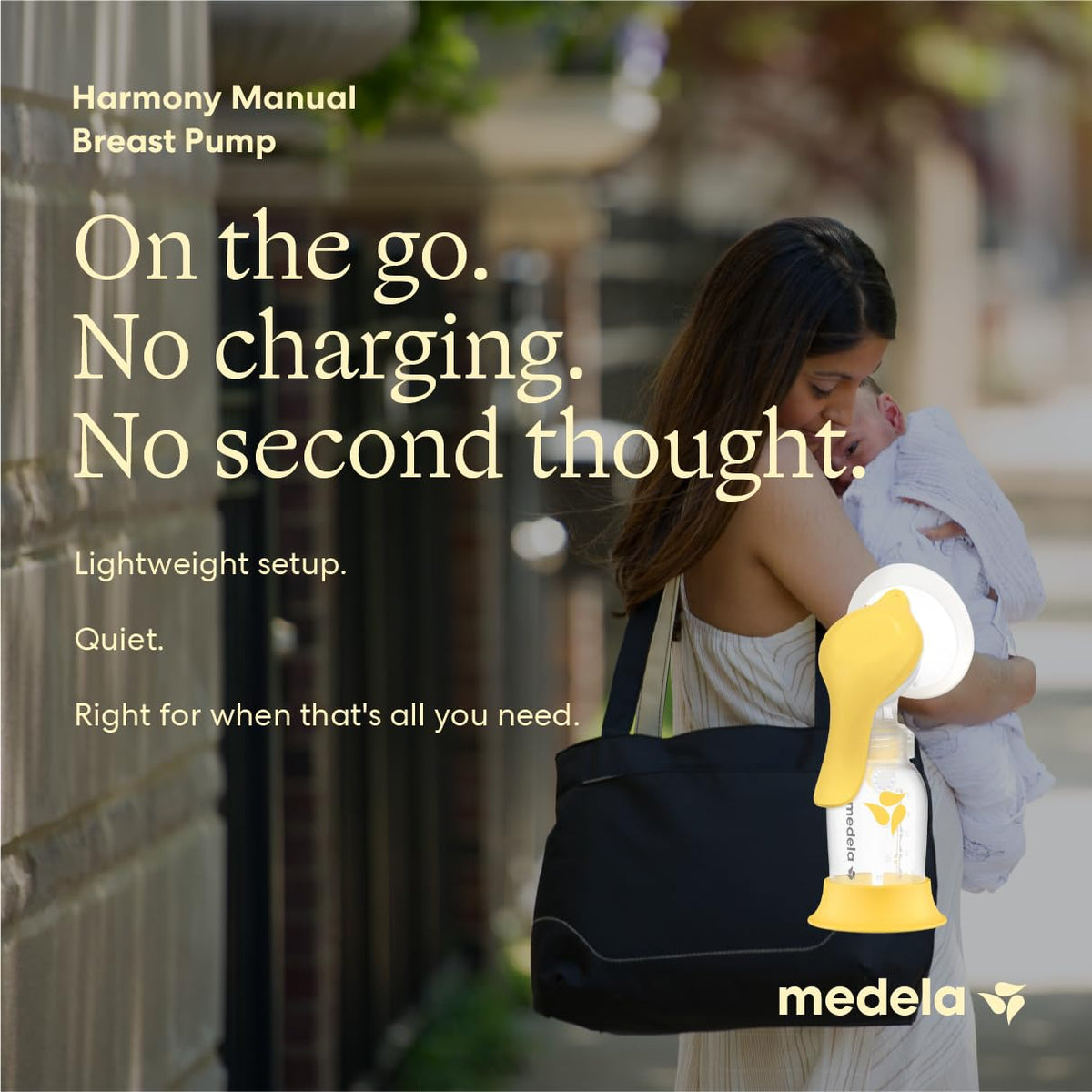 Medela Harmony Manual Breast Pump, On-the-Go, More Milk Output - Jansha Store