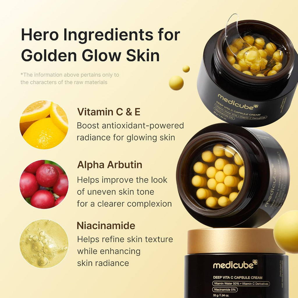 medicube Capsule Cream with Deep Vitamin C for Radiance - Jansha Store