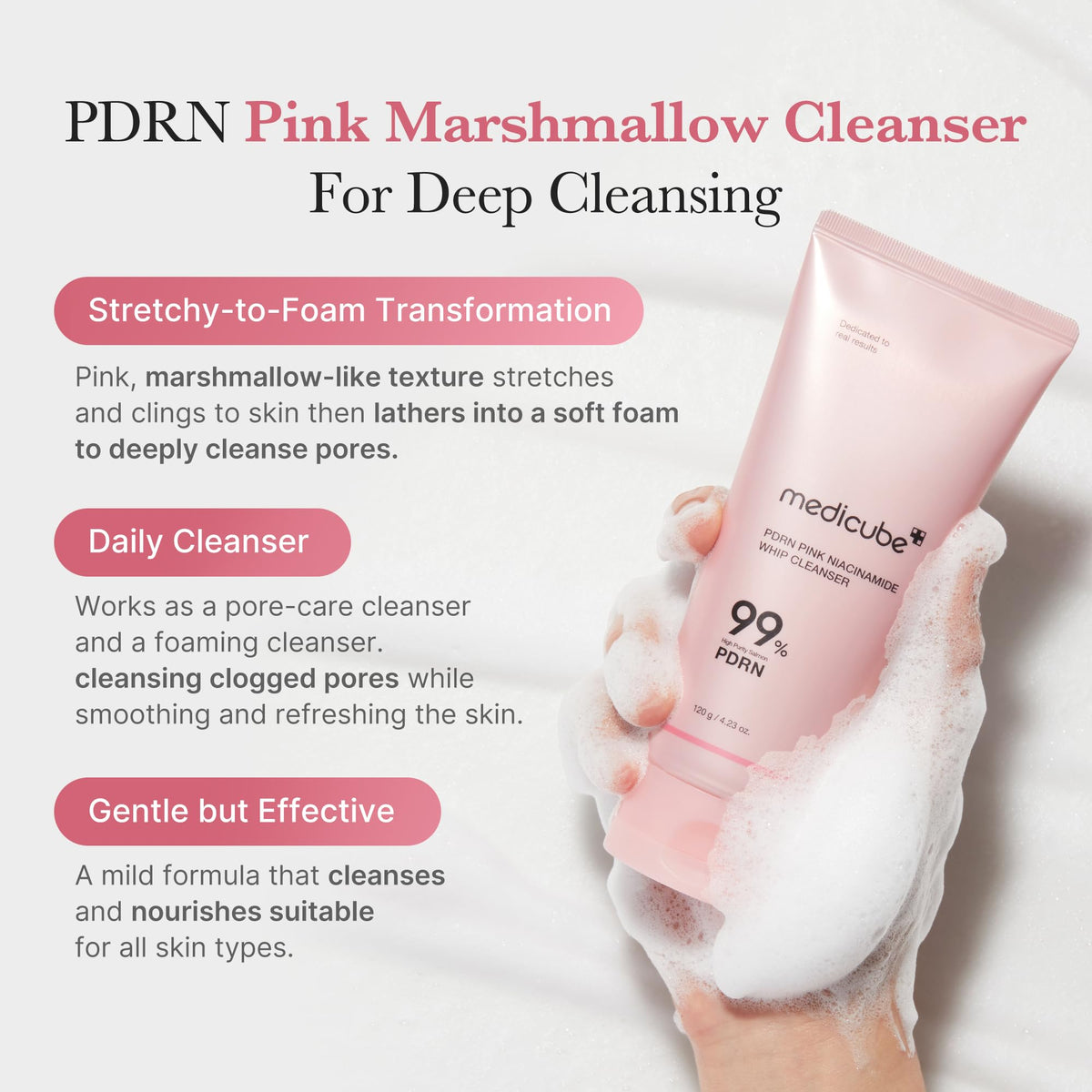 medicube Facial Cleanser Zero Pore Capsule Foam Cleanser - Jansha Store