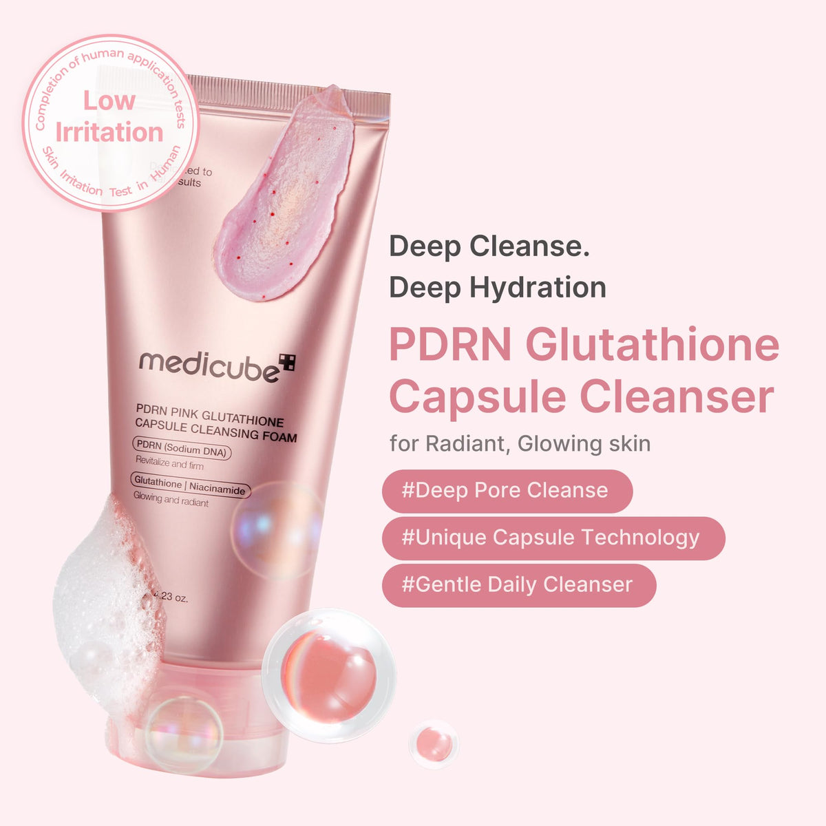 medicube Facial Cleanser Zero Pore Capsule Foam Cleanser - Jansha Store
