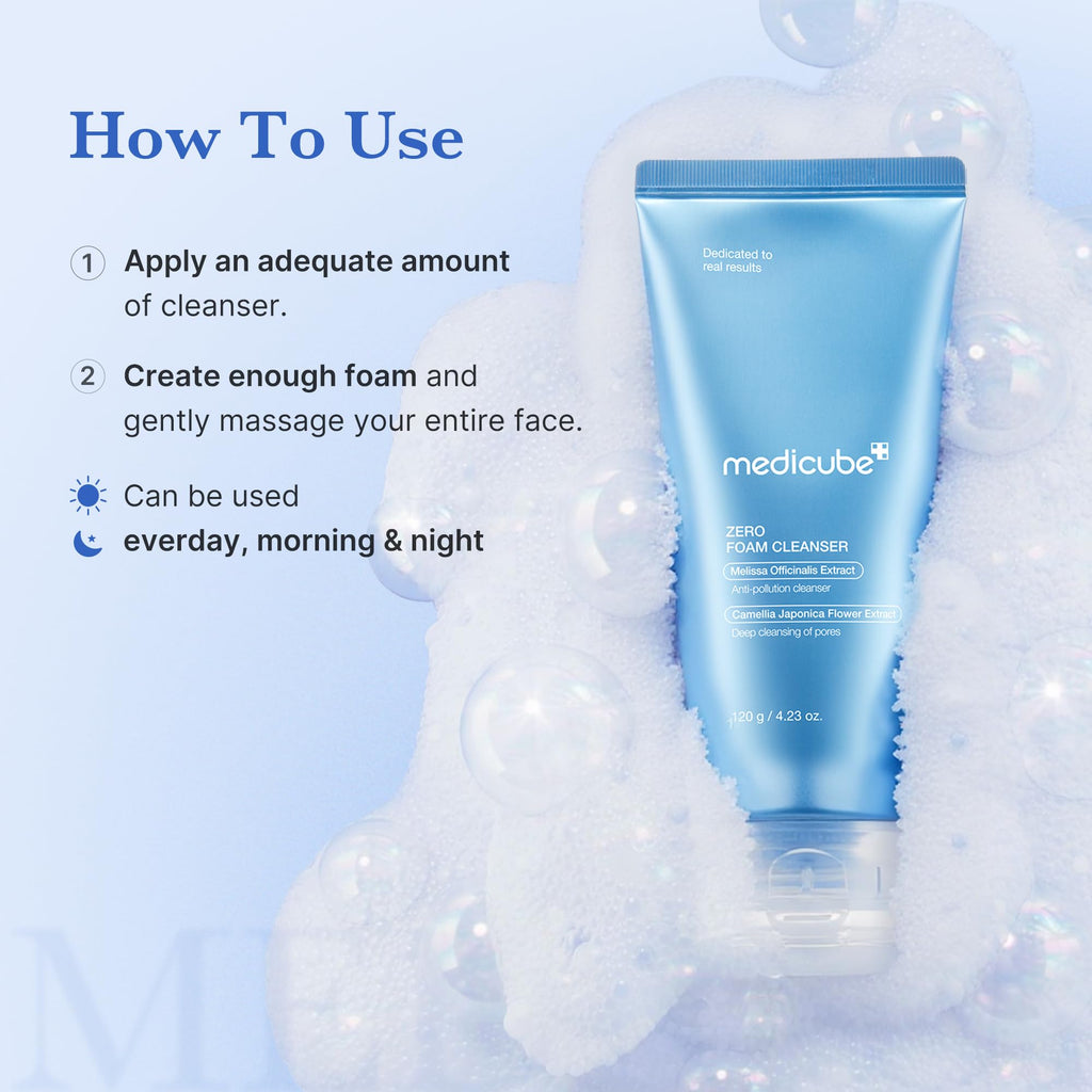 medicube Facial Cleanser Zero Pore Capsule Foam Cleanser - Jansha Store