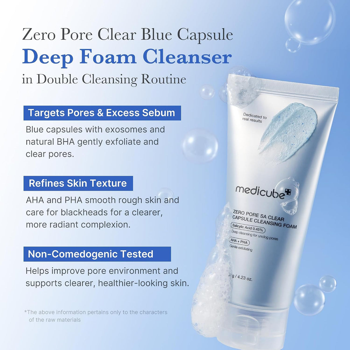 medicube Facial Cleanser Zero Pore Capsule Foam Cleanser - Jansha Store