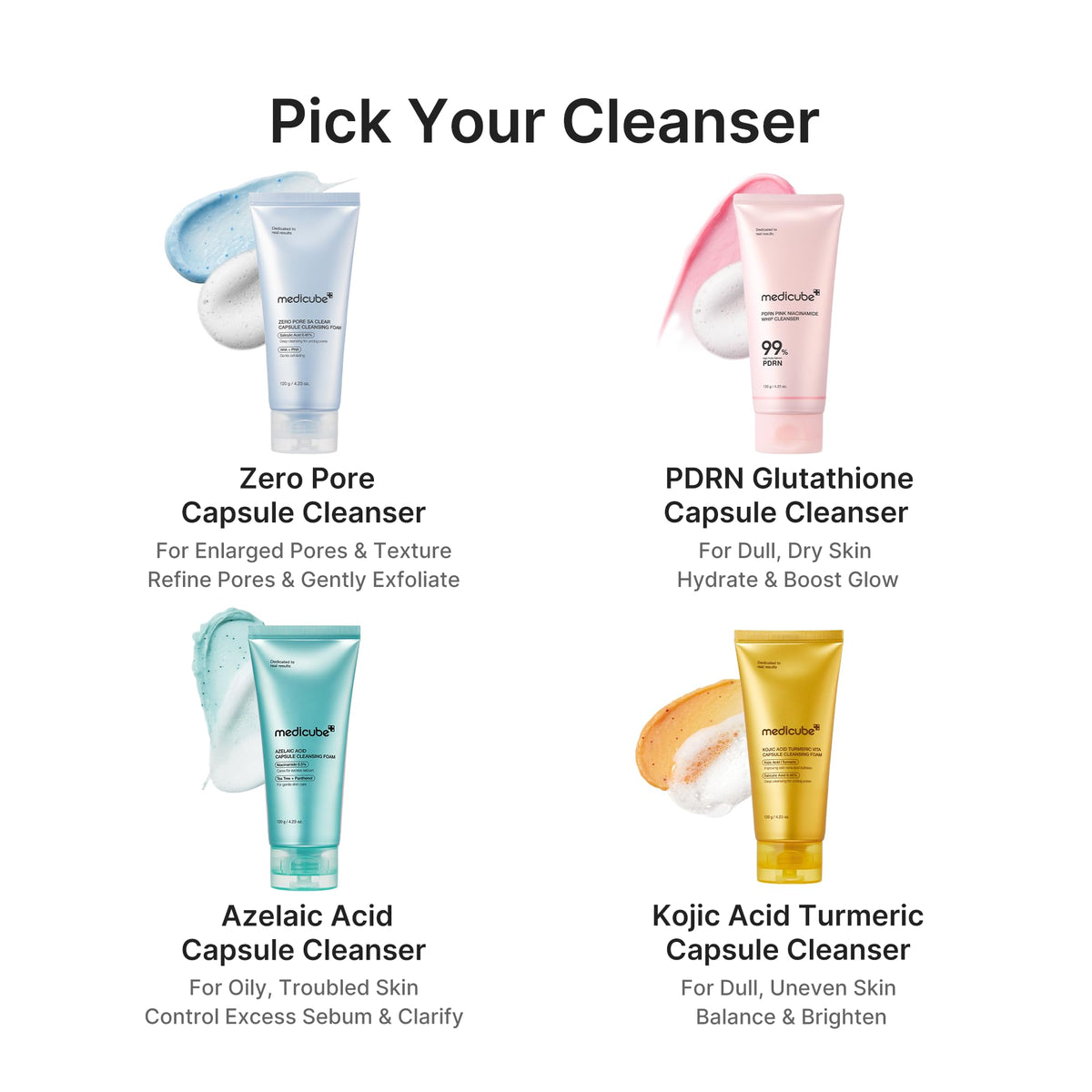 medicube Facial Cleanser Zero Pore Capsule Foam Cleanser - Jansha Store