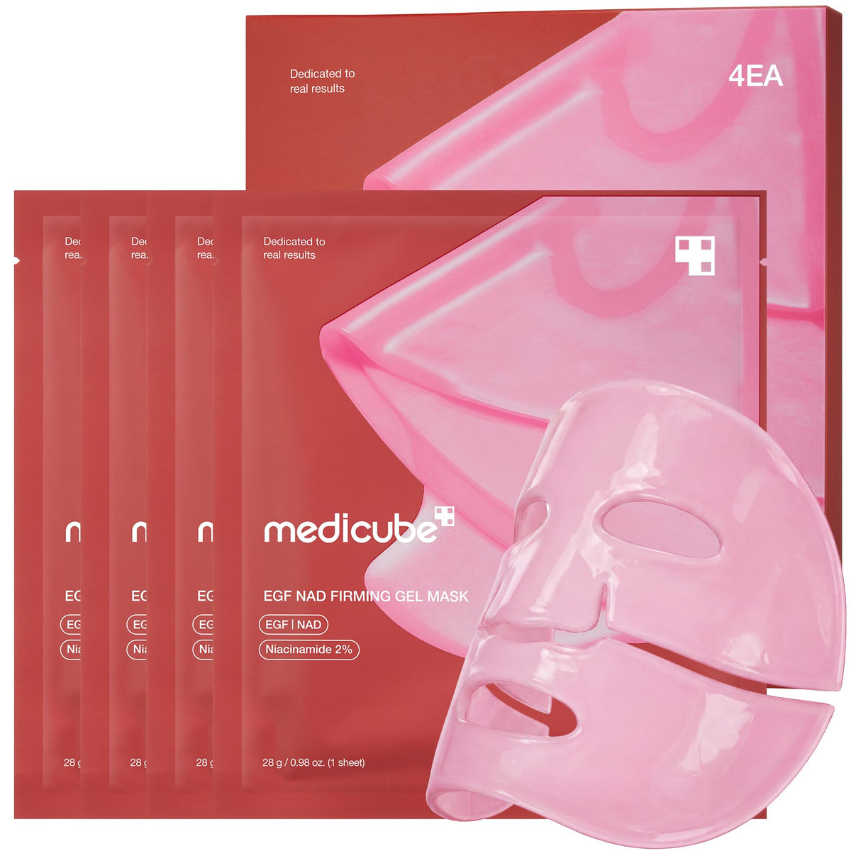 medicube Jelly Gel Mask with Salmon DNA PDRN Pink Collagen, 4EA - Jansha Store