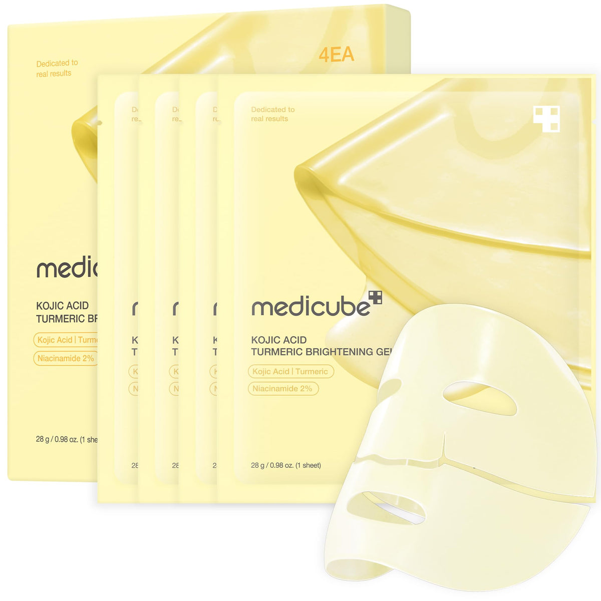 medicube Jelly Gel Mask with Salmon DNA PDRN Pink Collagen, 4EA - Jansha Store