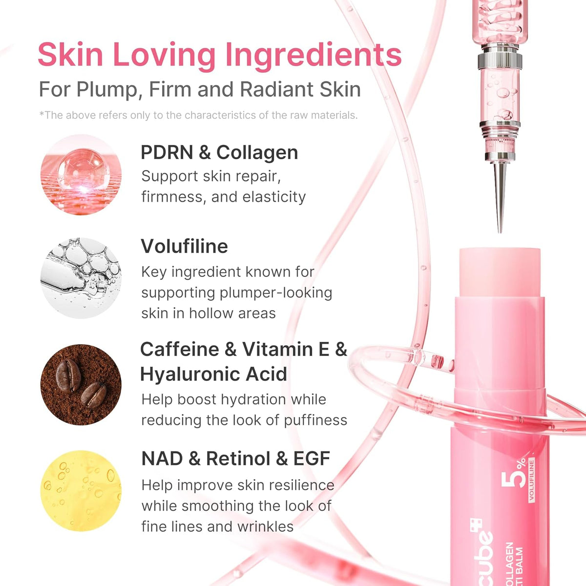 medicube PDRN Collagen Volume Multi Balm Stick, Firming Face & Body Balm - Jansha Store