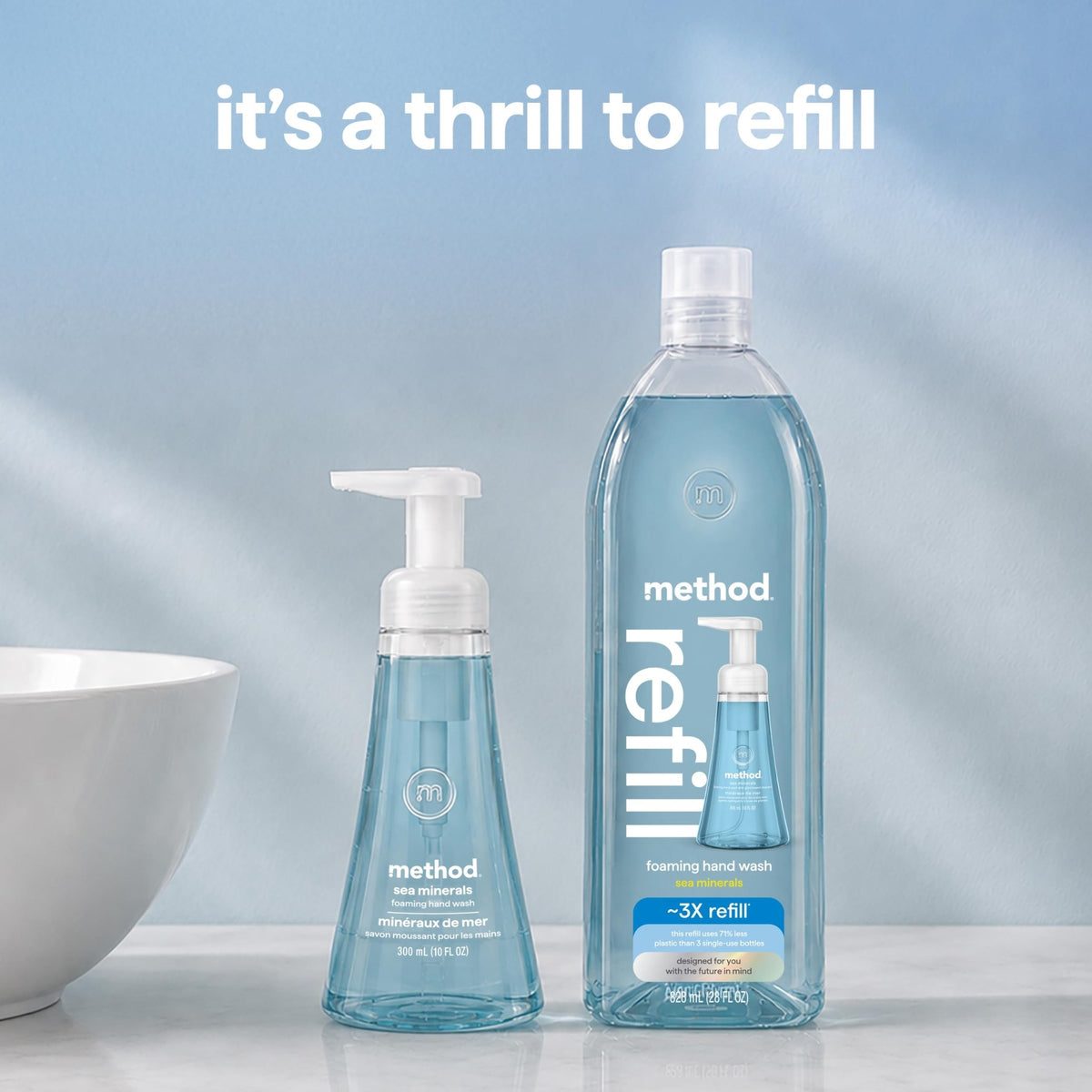 method Foaming Hand Wash, Waterfall, 10 fl oz, 3 pack - Jansha Store