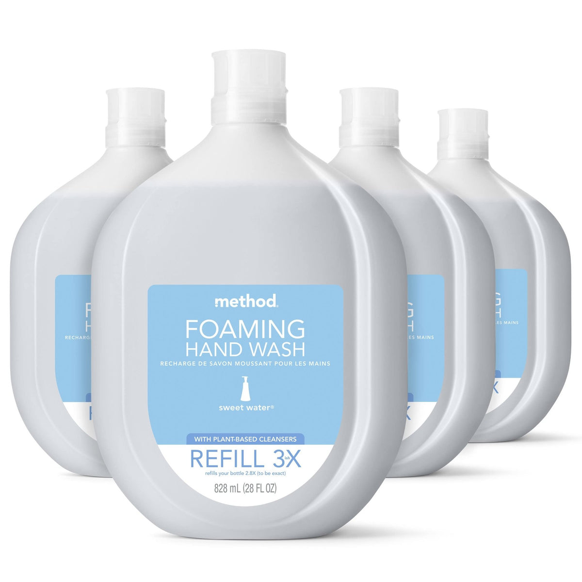method Foaming Hand Wash, Waterfall, 10 fl oz, 3 pack - Jansha Store