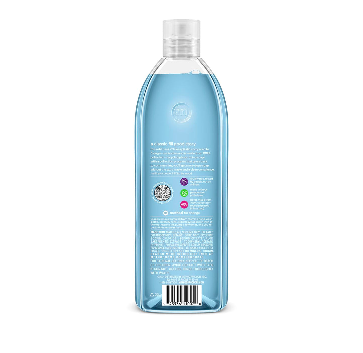 method Foaming Hand Wash, Waterfall, 10 fl oz, 3 pack - Jansha Store